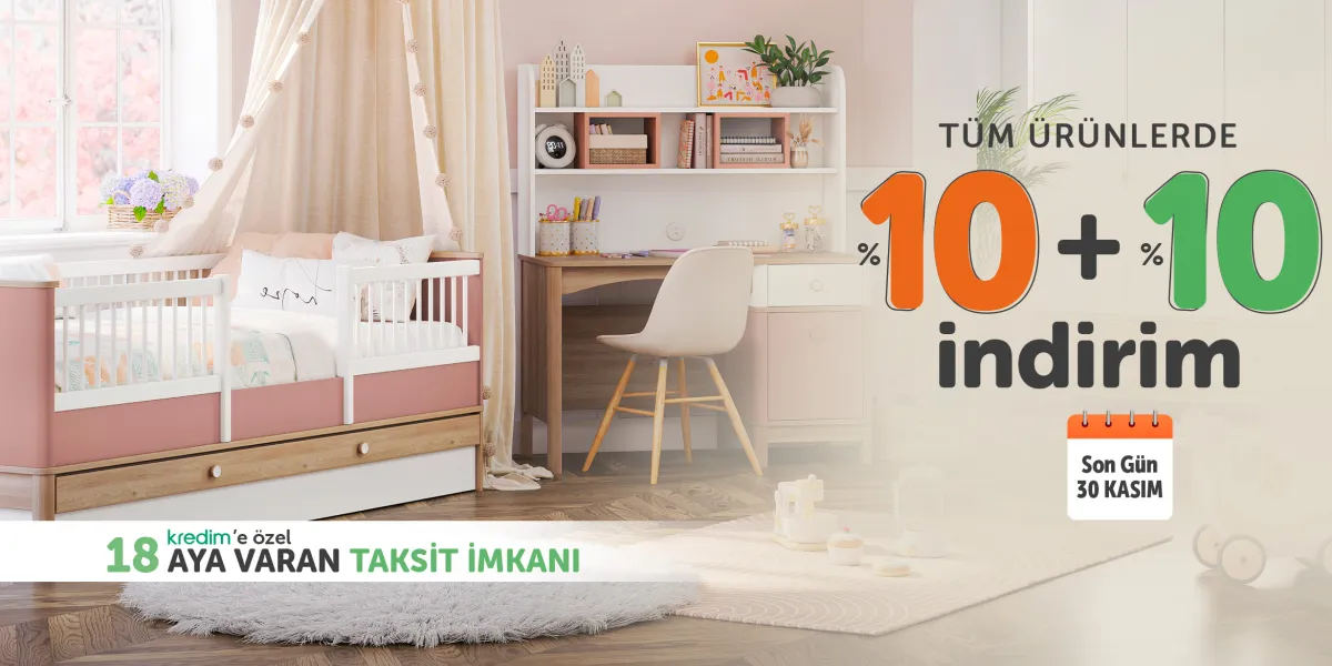 Tüm Ürünlerde %10 + %10 İndirim!