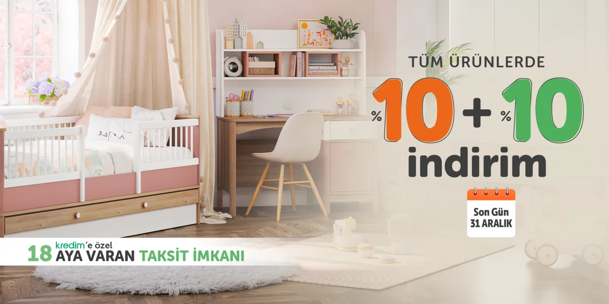 Tüm Ürünlerde %10 + %10 İndirim!