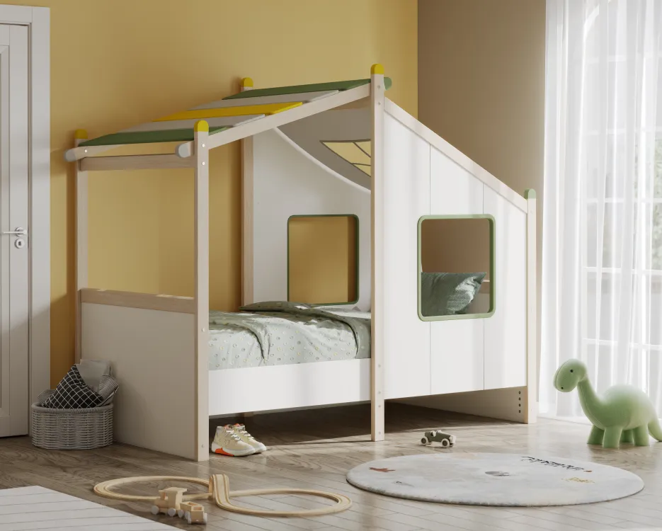 Nest Çatılı Karyola Tenteli