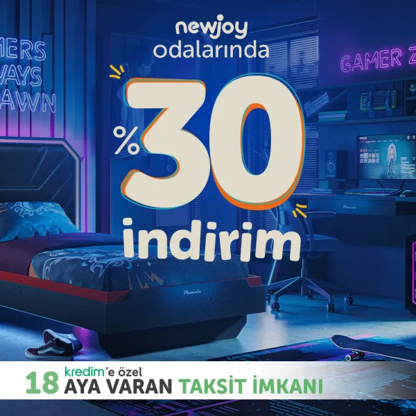 Seçili Newjoy Odalarında %30 İndirim